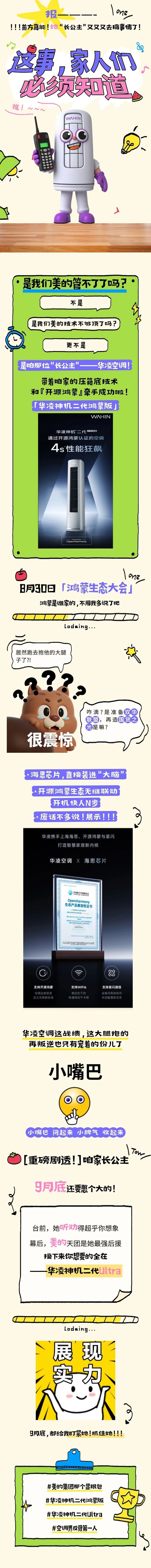 首款通过开源鸿蒙认证的家用空调全球首发：华凌、海思推出行业(图2)